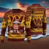 Washington Commanders Christmas Donald Trump Ugly Christmas Sweater, NFL Chritsmas Sweater