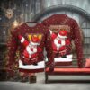 Washington Commanders Dab Santa Ugly Christmas Sweater, NFL Chritsmas Sweater
