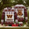 Washington Commanders Nfl Big Logo Ugly Christmas Sweaters, NFL Chritsmas Sweater
