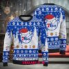 Philadelphia 76ers Santa Hat Ugly Christmas Sweater, NBA Chritsmas Sweater