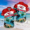 Kansas City Chiefs Aloha Shirt, NFL Hawaiian Shirt