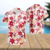 Kansas City Chiefs Flower Pattern Hawaiian Shirt, NFL Hawaiian Shirt