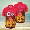 Kansas City Chiefs Flower Summer Hawaiian Shirt, NFL Hawaiian Shirt
