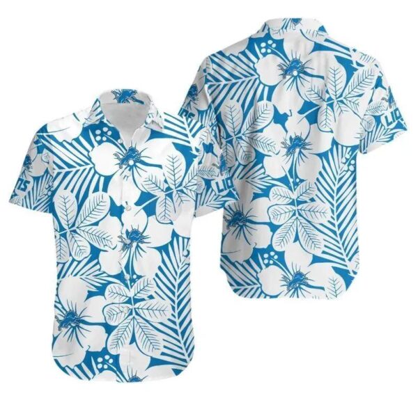Detroit Lions Flower Hawaii Shirt Summer Collection, NFL Hawaiian Shirt