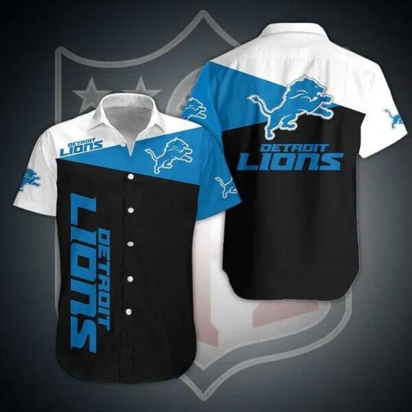 Detroit Lions Nfl Gift For Fan Football Graphic Print Short Sleeve Hawaiian Shirt 9, NFL Hawaiian Shirt