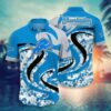 Detroit Lions Nfl Hawaii Shirt Tropical Pattern Graphic This Summer Gift For Fan Nfl, NFL Hawaiian Shirt