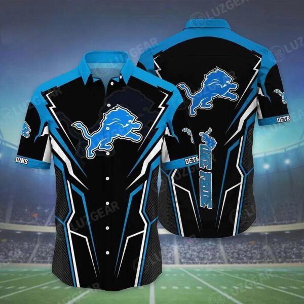 Detroit Lions Nfl Hawaiian Shirt New Collection Trends Summer Best Gift For Fans, NFL Hawaiian Shirt