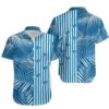 Detroit Lions Palm Leaves And Stripes Nfl Gift For Fan Hawaii Shirt Summer Collection, NFL Hawaiian Shirt