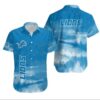 Detroit Lions Sugar Skull Nfl Gift For Fan Hawaiian Graphic Print Short Sleeve Hawaiian Shirt, NFL Hawaiian Shirt