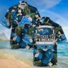 Detroit Lionshawaiian Sas With Tropical Pattern – If This Flag Offends You It’S Because You Team Sucks, NFL Hawaiian Shirt