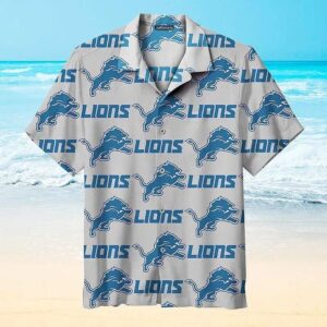 The Detroit Lions Nfl Hawaiian Graphic Print Short Sleeve Hawaiian Shirt, NFL Hawaiian Shirt