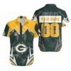 Custom Green Bay Packers Lightning Hawaiian Shirt, NFL Hawaiian Shirt
