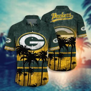 Green Bay Packers Hawaii Shirt Short Style Hot Trending Summer, NFL Hawaiian Shirt