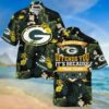Green Bay Packers Hawaiian Sas With Tropical Pattern – If This Flag Offends You It’S Because You Team Sucks, NFL Hawaiian Shirt