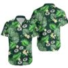 Green Bay Packers Logo And Leaves Hawaiian Shirt 2, NFL Hawaiian Shirt