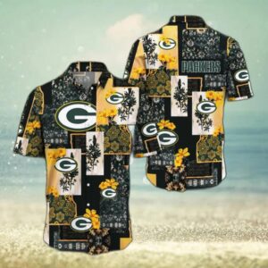 Green Bay Packers Map US Pattern Hawaiian Shirt, NFL Hawaiian Shirt