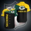 Green Bay Packers NFL Logo Pattern Hawaiian Shirt 2, NFL Hawaiian Shirt
