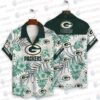 Green Bay Packers NFL Pattern Hawaiian Shirt, NFL Hawaiian Shirt