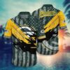 Green Bay Packers Nfl Football Hawaiian Shirt Short American Flag Print This Summer Best Gift For Fans, NFL Hawaiian Shirt
