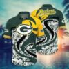 Green Bay Packers Nfl Hawaii Shirt Tropical Pattern Graphic This Summer Gift For Fan Nfl, NFL Hawaiian Shirt