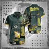 Green Bay Packers Nfl Hawaiian Shirt Skull Printed 3D New Trend Summer For Best Fans, NFL Hawaiian Shirt