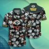 Green Bay Packers Nfl Hawaiian Shirt Skull Punisher Printed 3D New Trend Summer For Your Loved Ones, NFL Hawaiian Shirt