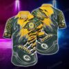 Green Bay Packers Nfl Hawaiian Shirt Style Vintage Summer Beach Shirt Best Gift For Fans, NFL Hawaiian Shirt