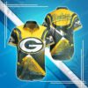 Green Bay Packers Nfl Hawaiian Shirt Summer Short Sleeve Button Down Shirt Perfect Gift For Big Fans, NFL Hawaiian Shirt