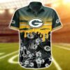 Green Bay Packers Nfl Hawaiian Shirt Tropical Pattern Beach Shirt New Trends Gift For Best Fan, NFL Hawaiian Shirt