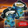 Green Bay Packers Nfl Personalized Hawaiian Shirt Tropical Patterns Graphic Trends Summer Gift For Fan Nfl, NFL Hawaiian Shirt