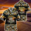 Green Bay Packers Nfl Summer Hawaiian Shirt Floral Pattern Graphic For Sports, NFL Hawaiian Shirt