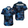 Houston Texans Nfl Football Hawaiian Graphic Print Short Sleeve Hawaiian Shirt, NFL Hawaiian Shirt