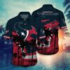 Houston Texans Nfl Hawaii Shirt Graphic Tropical Pattern Short Sleeve Hot Summer, NFL Hawaiian Shirt