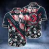 Houston Texans Nfl Hawaiian Shirt Graphic Tropical Pattern New Trend Summer For Nfl Football Fans, NFL Hawaiian Shirt