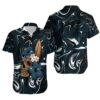 Houston Texans Skull And Hibiscus Flower Nfl Gift For Fan Hawaii Shirt Summer Collection, NFL Hawaiian Shirt
