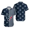 Houston Texans Stripes And Skull Hawaii Shirt Summer Collection, NFL Hawaiian Shirt