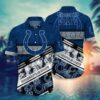 Indianapolis Colts Aloha Camo Hawaiian Shirt, NFL Hawaiian Shirt