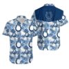 Indianapolis Colts Aloha Leaves Hawaiian Shirt, NFL Hawaiian Shirt