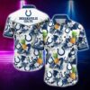 Indianapolis Colts Nfl Hawaiian Sas Tropical Pattern Graphic Hawaii Shirt For Best Fan Ever, NFL Hawaiian Shirt