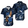 Indianapolis Colts Skull And Hibiscus Flower Nfl Gift For Fan Hawaii Shirt Summer Collection, NFL Hawaiian Shirt