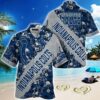 Nfl Indianapolis Colts Hawaiian Shirt With Tropical Pattern Flamingo Printed For Fans, NFL Hawaiian Shirt
