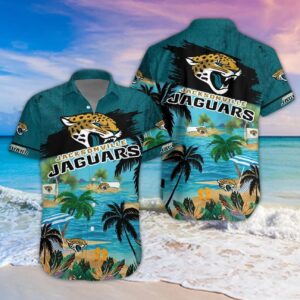 Jacksonville Jaguars Aloha Shirt, NFL Hawaiian Shirt