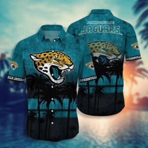 Jacksonville Jaguars Hawaii Shirt Short Style Hot Trending Summer, NFL Hawaiian Shirt