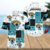 Jacksonville Jaguars Vintage Aloha Hawaiian Shirt, NFL Hawaiian Shirt