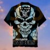 Las Vegas Raiders Full 3d Skull Hawaiian Shirt, NFL Hawaiian Shirt