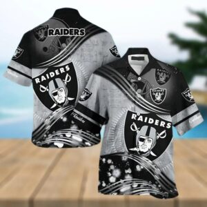 Las Vegas Raiders Special Beach Style Hawaiian Shirt, NFL Hawaiian Shirt