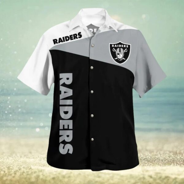 Las Vegas Raiders Vintage 3D Hawaiian Shirt, NFL Hawaiian Shirt