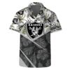 Let’s Go Las Vegas Raiders Team Logo Pattern Hawaiian Shirt, NFL Hawaiian Shirt