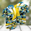 Los Angeles Chargers Ocean Waves Aloha Hawaiian Shirt, NFL Hawaiian Shirt