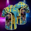 Los Angeles Chargers Skull Tropical Hawaiian Shirt, NFL Hawaiian Shirt